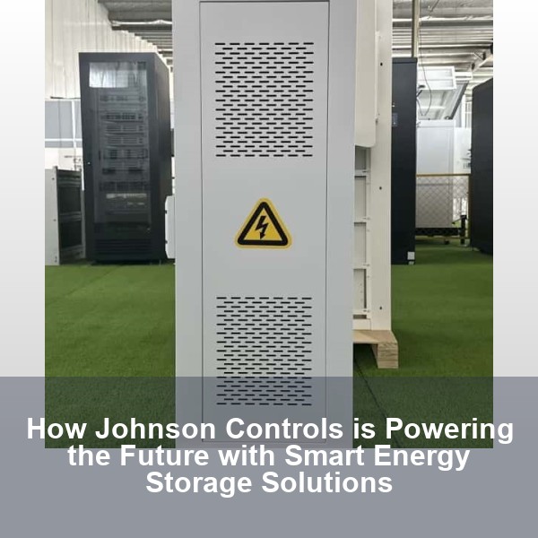 How Johnson Controls is Powering the Future with Smart Energy Storage Solutions